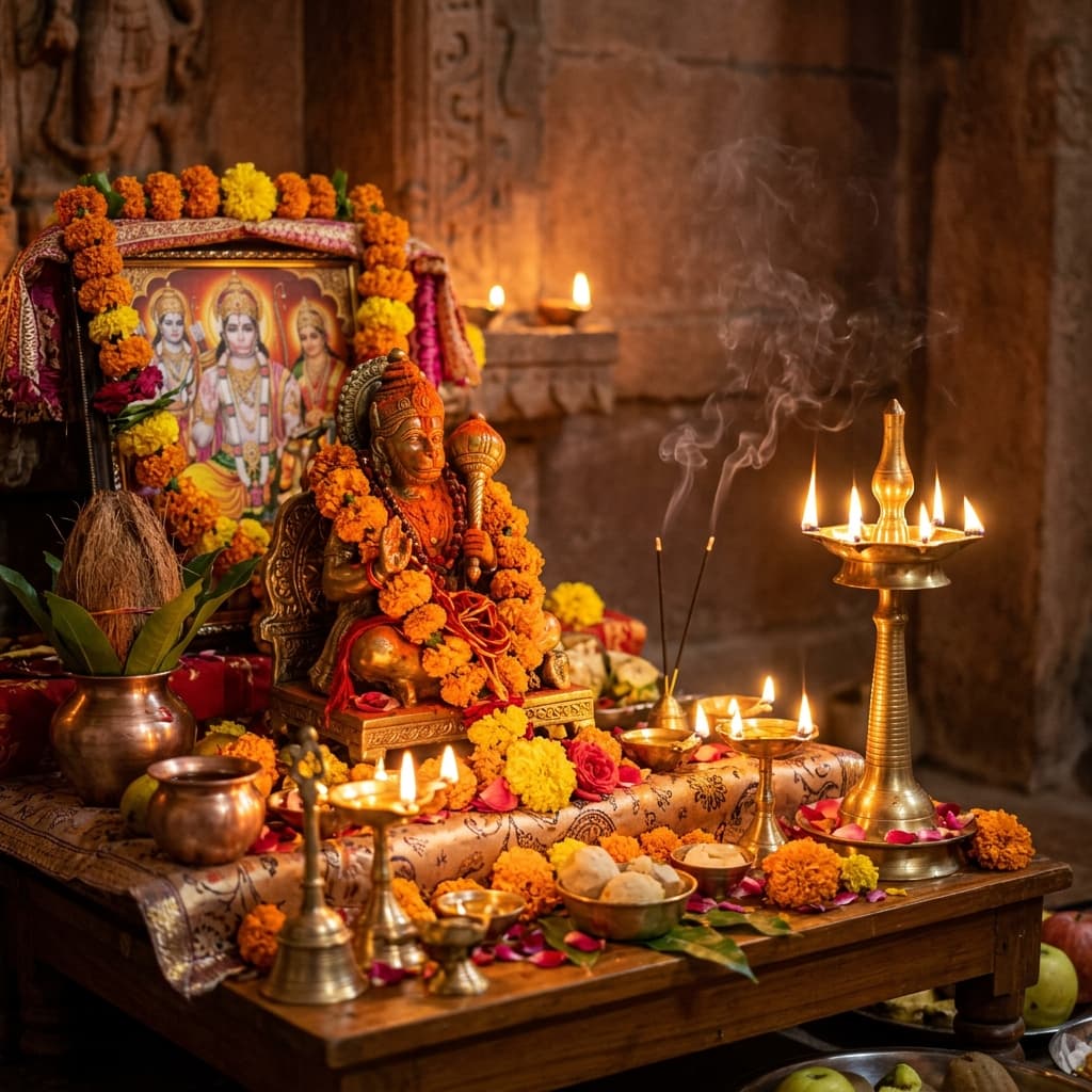 Hanuman Ji Puja on Choti Diwali